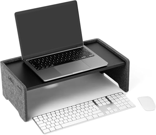 Durable Effect Laptop Stand, Height-Adjustable Monitor Desk Riser