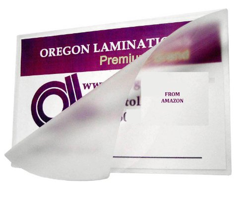 Letter Size Thermal Laminating Pouches 5 Mil 9” x 11.5” 100/pk +1 Carrier