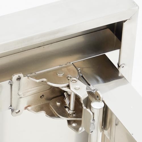 48*24 Inch Stainless Steel Prep & Work Table - NSF Certified Commercial Heavy Duty Folding Kitchen Table with Adjustable Slotted Undershelf, Portable Utility Work Bench for Restaurant, Dining & Home