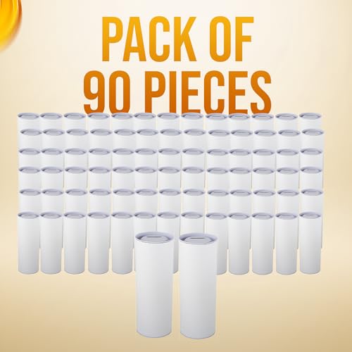 Paper Tube Charity Coin Collection Boxes Ticket Box Cardboard Tip Container with Tin Removable Cover 6.5" H Case of 90 White Blank cans