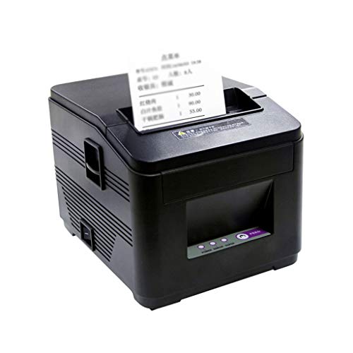 HBCDAAQ Kitchen Receipt Printer 160mm/s High Speed 80mm for Supermarket Cashier Small Bill Issuing Machine UBS+Network Port