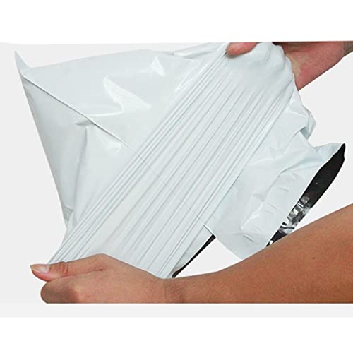 EVANEM White Courier Bag Express Envelope Storage Bags, for Mailing Bags Self Adhesive Seal PE Plastic Pouch Packaging 50pcs(50x60cm 50pcs)