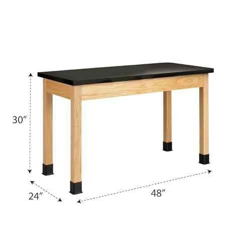 Diversified Spaces PerpetuLab 48x24x30 Science Table,Phenolic,Oak