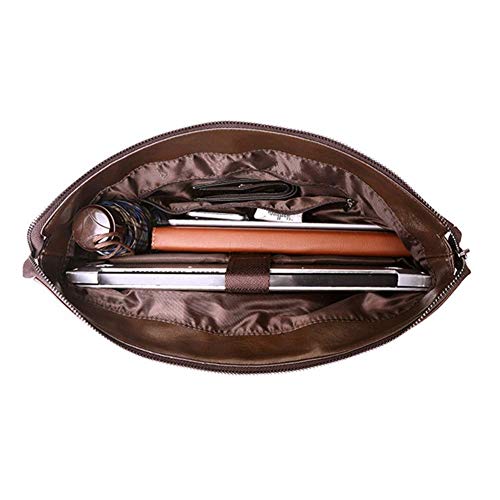 Vegan Leather Laptop Briefcase, Laptop Case, Laptop Bag, Laptop Messenger Bag, for Men and Women, Computer Bag, Laptop Shoulder Bag, Expandable Laptop Bag, Office Bag