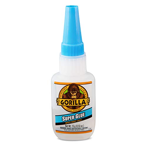 Gorilla Super Glue 15 Gram, Clear, (Pack of 5)