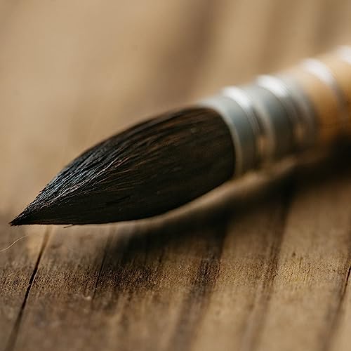 Raphael Kazan Squirrel Quill Mop Brush, 01