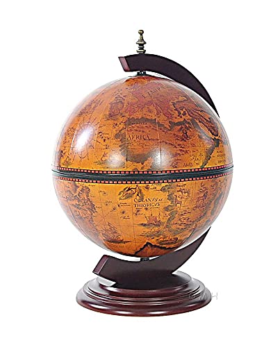 13" X 15" X 19" Red Globe with Chess Holder