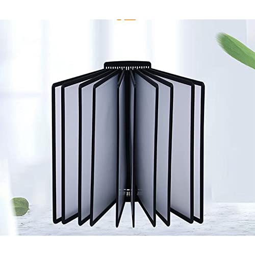 GFSGHZZ Wall Mount Reference and Display System - Wall Mount Catalog Display Rack with 10 Panels Wall Mounted Referen