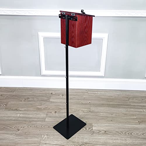 FixtureDisplays® MDF Donation Box Floor Stand Lobby Foyer Tithes & Offering Suggestion Collection Ballot Box 11065+1040S