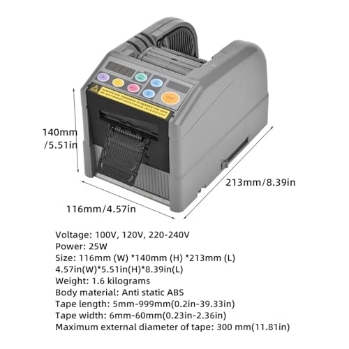 Automatic Tape Cutting Machine Packaging Slitting Dispenser(Set 1)