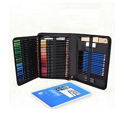 Sketching Colour Pencil Painting Set Complete Set of Water Soluble Oil Based Professional Art Brushes