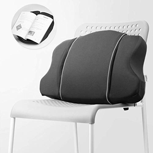 DDYYDS Lumbar Pillow - Support Pillow Memory Foam Back Cushion with Breathable for Car Seat, Ergonomic for Pain Relief