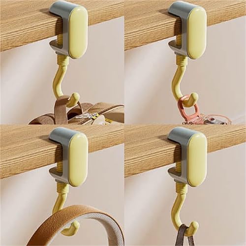UGRBOQZK Dopamine Portable Adjustable Desk Edge Hook Desktop Bag Hooks Strong Load-Bearing Gaming Headset Water Bottle(A7)
