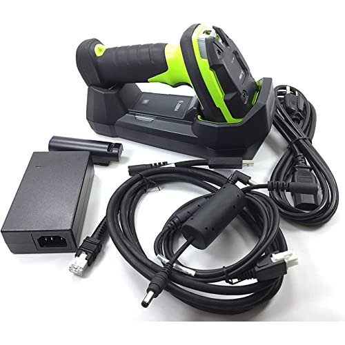 Zebra DS3678-SR Ultra-Rugged Industrial Grade Cordless Barcode Scanner Includes Cradle - Bluetooth, Serial, USB Connectivity - Handheld Standard Range 1D/2D Linear Imager Kit - JTTANDS