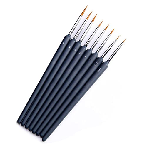 XBTGS Hair Art Fineline Pen Painting Brush Line for Artist Acrylic Oil Watercolor Gouache Drawing,