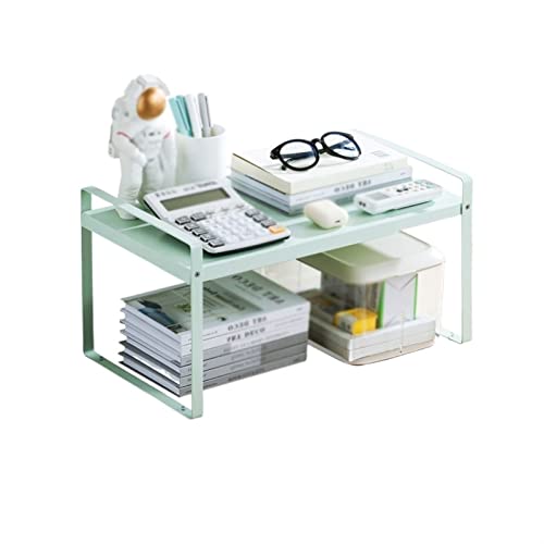 TOMYEUS Book Shelf Retractable Simple Bookshelf Multi-Layer Rack Office Desktop Storage Rack for Office Study Bedroom School Bookshelves