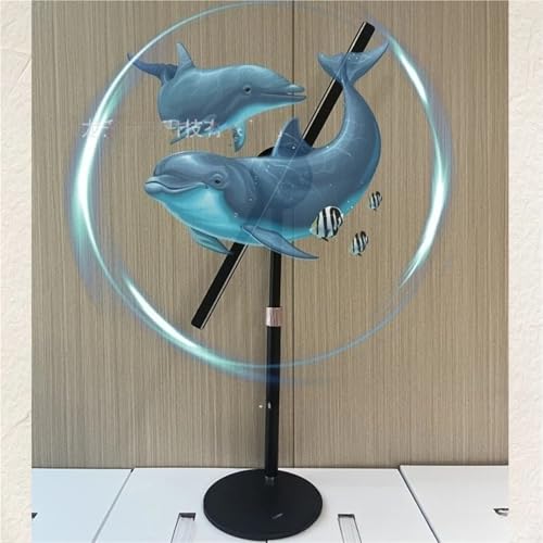 42CM 3D Hologram Fan WiFi Holographic Projector Advertising Display Light HD for Stores Bars Party Home