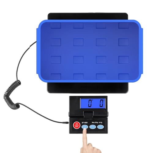 Commercial 50kg Digital Postal Scale 2g Measurement Weighing Device for Services Portable Transportable Mail Scale