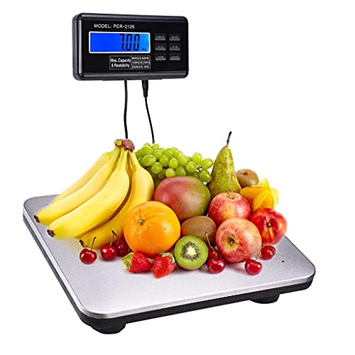 440lb Shipping Postal Scale Pet Vet Scale Digital Heavy Duty Parcel Platform Scales LCD Display for Packages Post Office Home