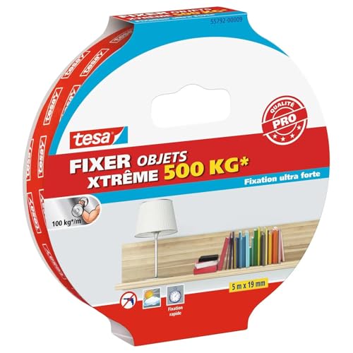 tesa Xtreme 55792-00007-00 Adhesive Tape 5 m x 19 mm Maximum Load 150 kg