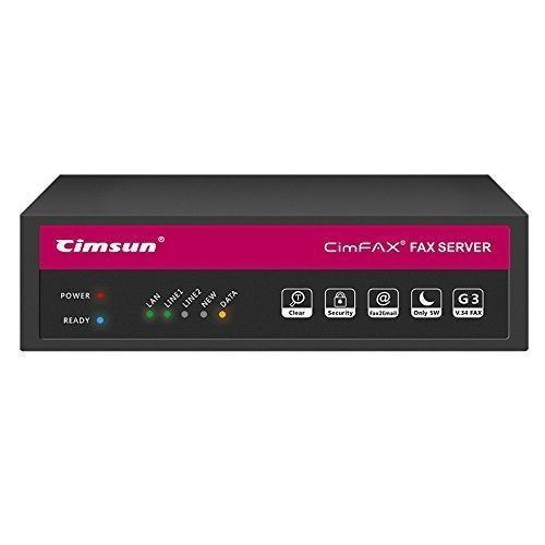 CimFAX Ultimate W5 SDK Provided 2-Port/2-Line High Speed 33.6k 400 Users