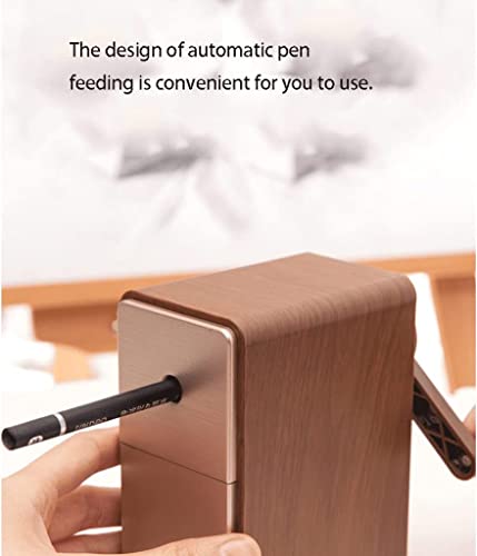 TIANYIA Art Pencil Sharpener Sketch Manual Shavings Tray for Art Students Charcoal Hand-Crank Multi-Function for Use in Schools Stationery