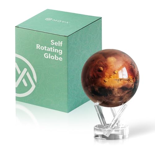 MOVA Self Rotating Globe, Mars Classic (4.5")