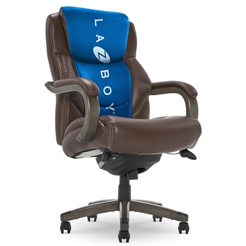 La-Z-Boy Big and Tall Executive Office Chair Lumbar Support, Leather Chair