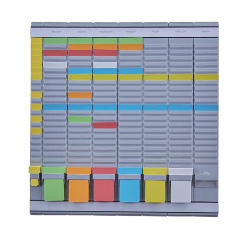 Franken PV1020 T-Card Office Planner with German Headings 47.4 x 49 cm 7 + 1 Index 20 Items