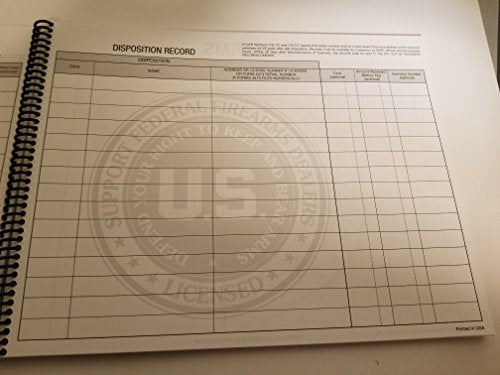 RK Enterprises Dealer Firearms/FFL Bound Log Book/Firearms Acquisition and Disposition Record Book1000 Entry