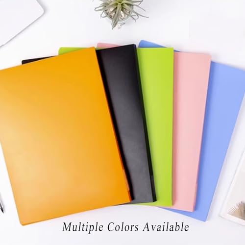 A3 Portfolio Book Folder Display Book, 2Pcs Display Book Project Folder 40 Pockets, Individuals Presentation Folders/Blue(Blue)