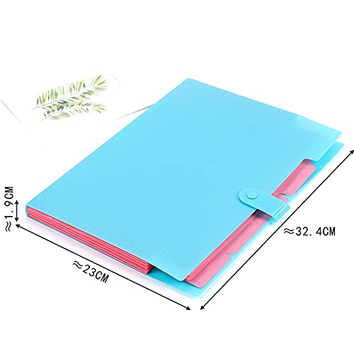 Liudan Clipboard File Document Bag Pouch Bill Folder Holder Organizer Fastener School Office Supplies Expanding File Folder Document Storages Office Clipboard (Color : E)