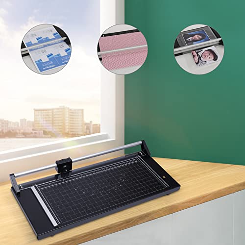 Paper Cutter 24 Inch Manual Precision Rotary Paper Trimmer for Cutting Photo Paper, Film, Art Card Stock, Label