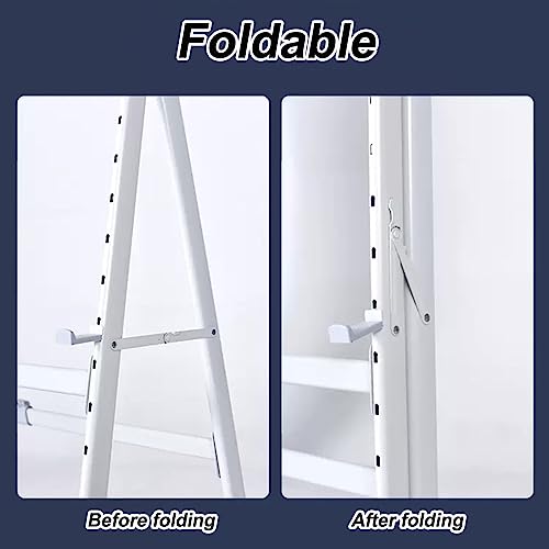 uhyOHF Universal Dry Erase Board Stand Large A Type Foldable Adjustable Whiteboard Easel,Durable Metal Stand,for School Office Home(