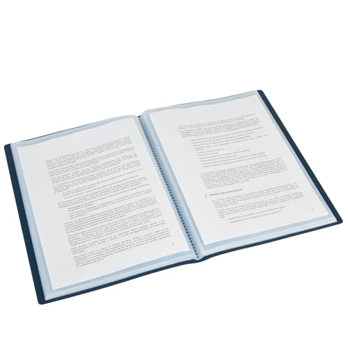 1155800 grafoplas Folder with 30 pochettes-bleu