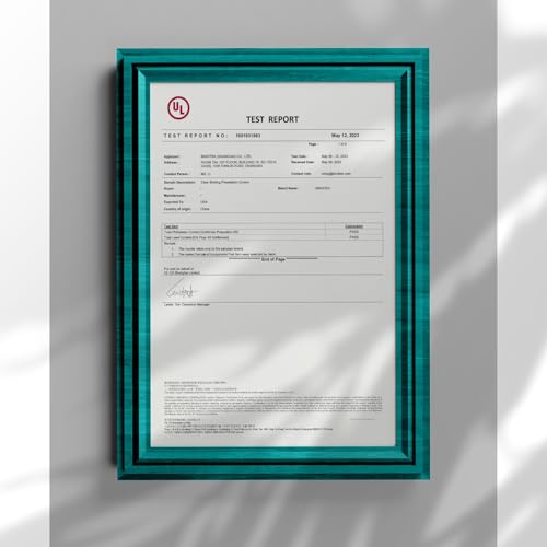 Binditek 200 Pack 7 Mil Clear Presentation Covers for Binding, 8.5 x 11 Inches, Letter Size, Square Corners, Un-Punched, Office Supplies