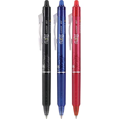 PILOT FriXion Clicker Erasable Gel Pens, 0.7mm, Business Colors, 36-Pack