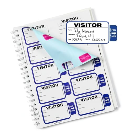 Threshold Tab-Expiring Visitor Badge Sign-in Book
