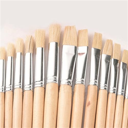 UOHLCX HBJWOV Bristle Round Oil Paintbrush Art Supplies Gouache Acrylic Paintbrush
