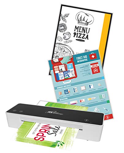 Royal Sovereign Thermal Laminating Pouches, 5 Mil, Menu Size 18" x 12" x 0.8" Inches, Clear Gloss, 100 Pouches (RF05MENU0100)