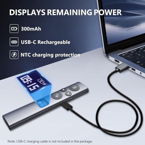 Norwii N95s Presentation Remote, Slide Clicker for PowerPoint Presentations