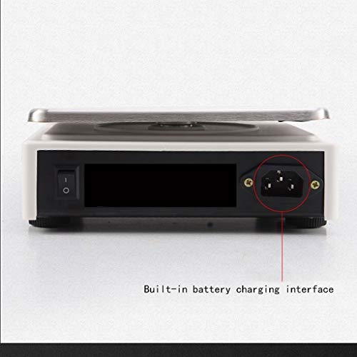 DFEDHF Digital Scales LCD Stainless Steel ABS Tare Function Precise Reading Count Tare Function for Jewelry Weighing, 10kg/0.1g