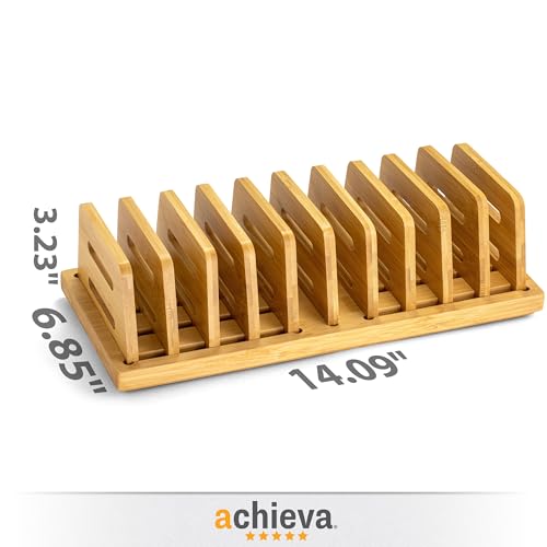 Achieva Bamboo Small Adjustable File Sorter (71003)