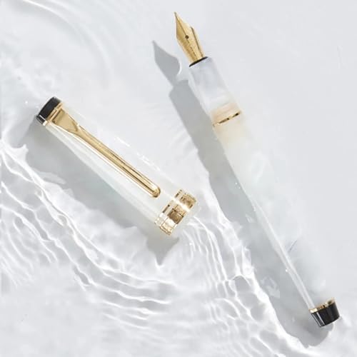 PRIFO Fountain Pen resin writing ink pens for Student Calligraphy Office School supplies Stationery Gift pens with EF F Nib(01,F)
