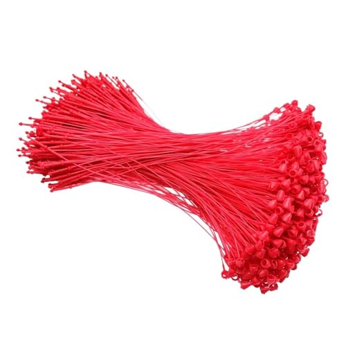 DWLANMLHYA Tagging Gun for Clothing, 5000Pcs Colorful Plastic Snap Lock Pins for Price Labels Garment Office Filing and Craft Projects(Red)