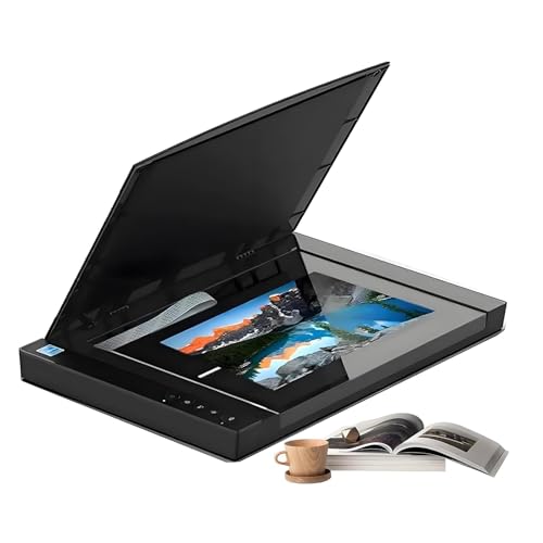 A3 Large Format Flatbed Scanner,Large for Documents & Photo Books,1200/2400 DPI Document, and Book,Automatic Scanning, with LED Light Source(2400DPI) (2400DPI)