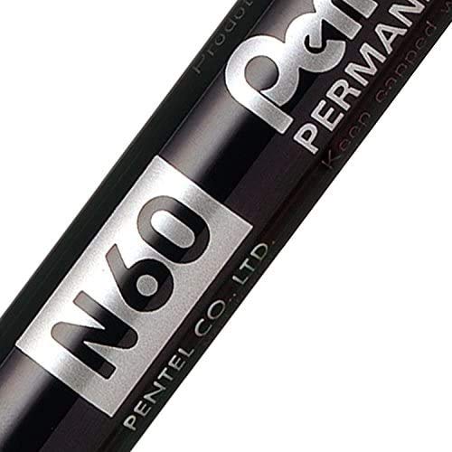 PENTEL Chisel Marker N60 Black 14 for 12