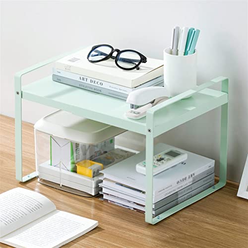 TOMYEUS Book Shelf Retractable Simple Bookshelf Multi-Layer Rack Office Desktop Storage Rack for Office Study Bedroom School Bookshelves