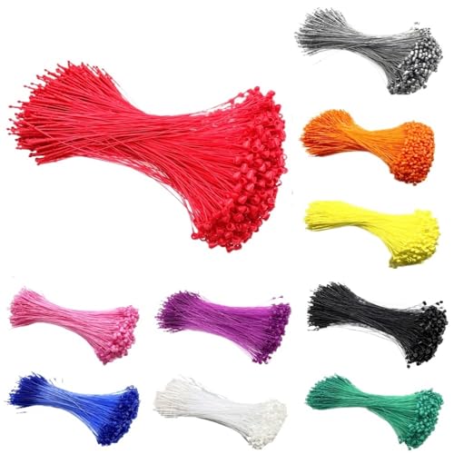 DWLANMLHYA Tagging Gun for Clothing, 5000Pcs Colorful Plastic Snap Lock Pins for Price Labels Garment Office Filing and Craft Projects(Pink)
