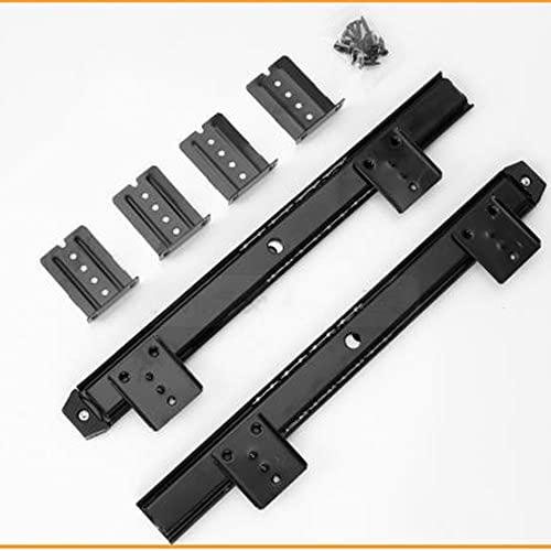 JKSVTF Computer Deskkeyboard Drawer Ergonomic Keyboard Tray Slide-Out Keyboard Platform Pull Out Platform Under Desk/Black/Normal (G Mouse +Beam)